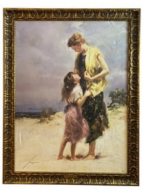 Tenderness Mom and DaughterLimited Edition by Pino