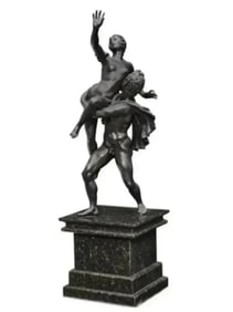 Large Abduction of Sabine Woman Bronze Sculpture