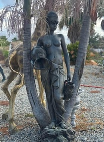 Life Size Bronze Lady Sculpture