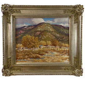 Toas Town Oil Painting by Ralph Leyba