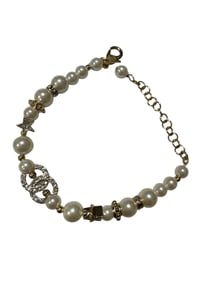 Chanel Faux Pearl Bracelet