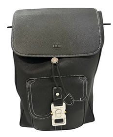 DIOR MEN Saddle Leather Backpack