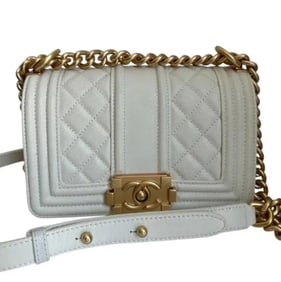Chanel Boy Crossbody Leather Bag