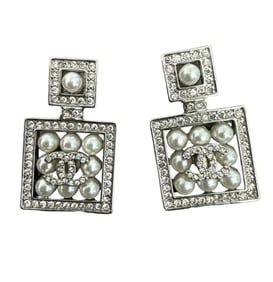 Chanel Pearl Earrings