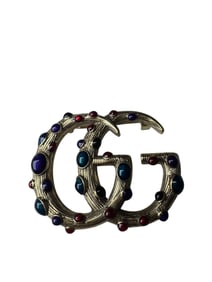 Gucci Double G Brooch