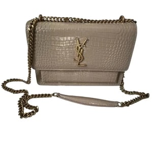 YSL SAINT laurent Crocodile Medium Bag