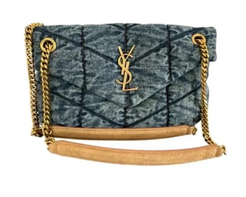 YSL SAINT laurent Denim Medium Bag