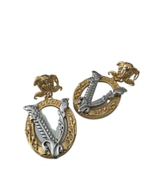 Verscae Gold and Silver Earrings