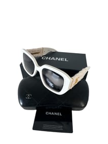 Chanel White Sunglasses