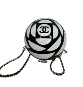 Chanel Black and White Resin Sphere