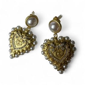 DG Heart Earrings