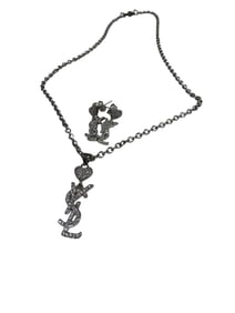 YSL Earrings and Necklace Set