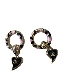 Chanel Heart Earrings