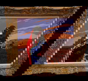 1984 Eagle Feathers - Lawrence Benjamin Porter Painting