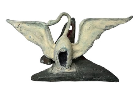 Salvador Dali Abstract  Bird Bronze Sculpture
