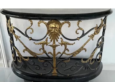 Maitland Smith Console Table and Marble TOP