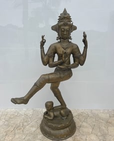 Life Size Standing Nataraj Bronze Statue