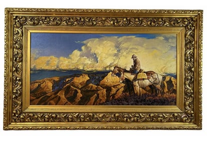 Landscape Western Oil Painting by Hector Morales