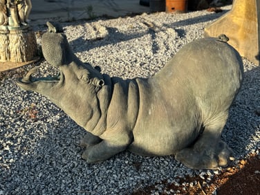 Life Size Bronze Hippopotamus Sculpture Fountain