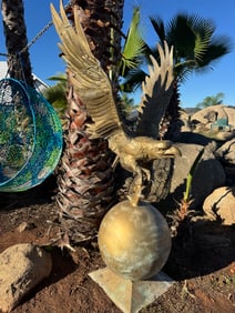 life-size metal  Eagle