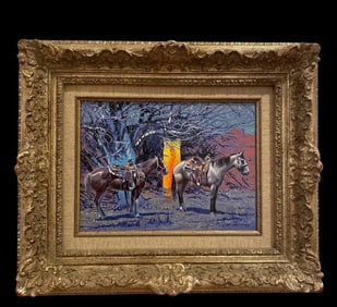 1984 Lighted Doorway - Lawrence B. Porter Painting