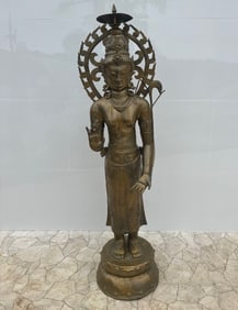 Life Size Standing Nataraj Bronze Statue