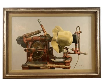 1981 Oil on Panel by Walt Johnston