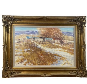 1991 Landscape Oil Painting by Ralph Leyba