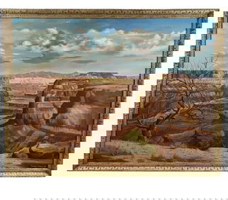 1982 Landscape Oil Painting by Maurice Green