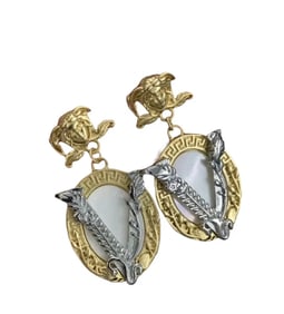 Versace Gold Earrings
