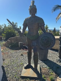 Life Size Bronze Soldier Sculpture