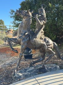 Life Size Bronze Warrior Sculpture