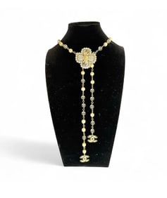 Chanel Faux Flower Necklace