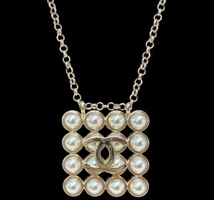 Chanel Faux Pearl Necklace