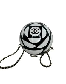 Chanel Black and White Resin Sphere