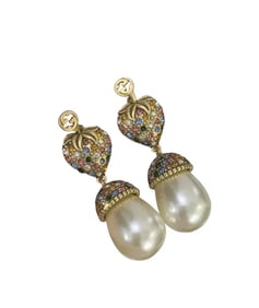 Gucci Faux Pearl Earrings