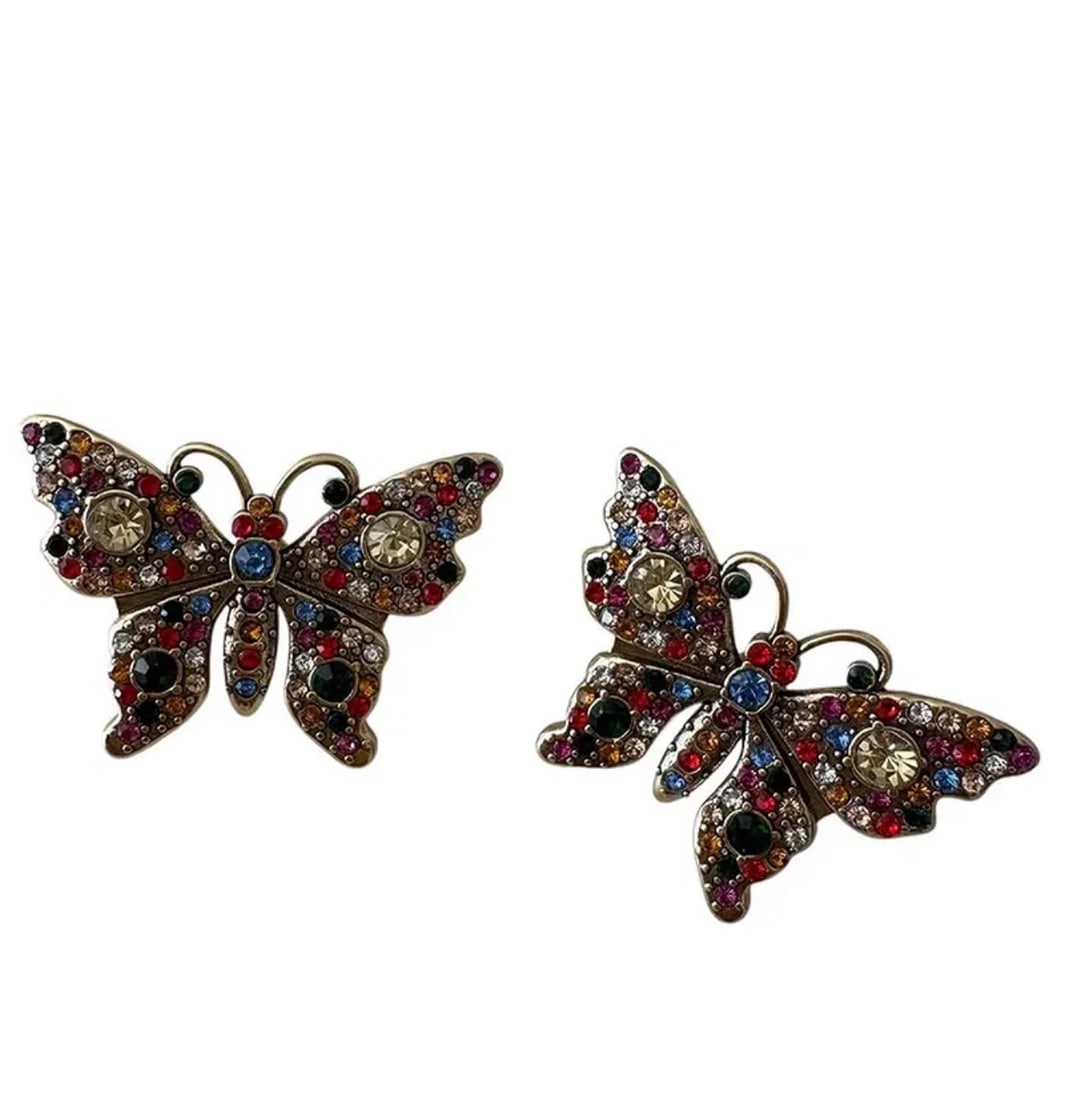 Gucci Butterfly Earrings: In box - Shipping only.