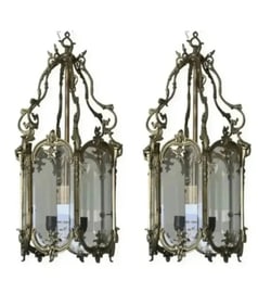 Pair of French Style Chandeliers Set