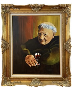 1976 Oil on Panel Painting by A. J. Smith