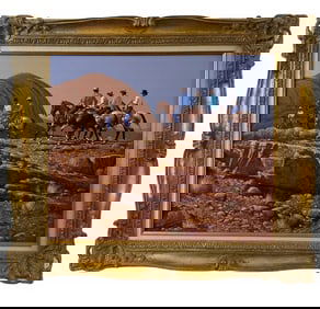 Ridge Riders Oil Painting by L. B. Porter