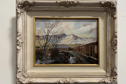 1974 Adobe Town Art Painting