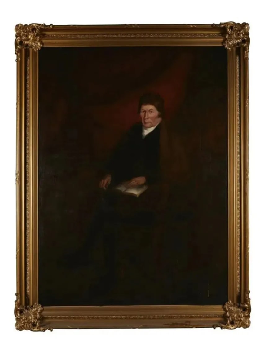 Huge 19th Century English School Painting: Size: 78 in x 58 in