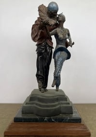 DH Chiparus Fancy Dress bronze Sculpture