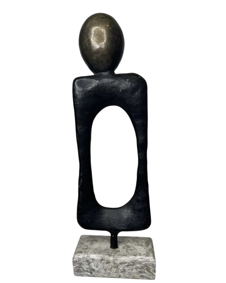 J. Miro Abstract Sculpture: Size : 12 in 4 in