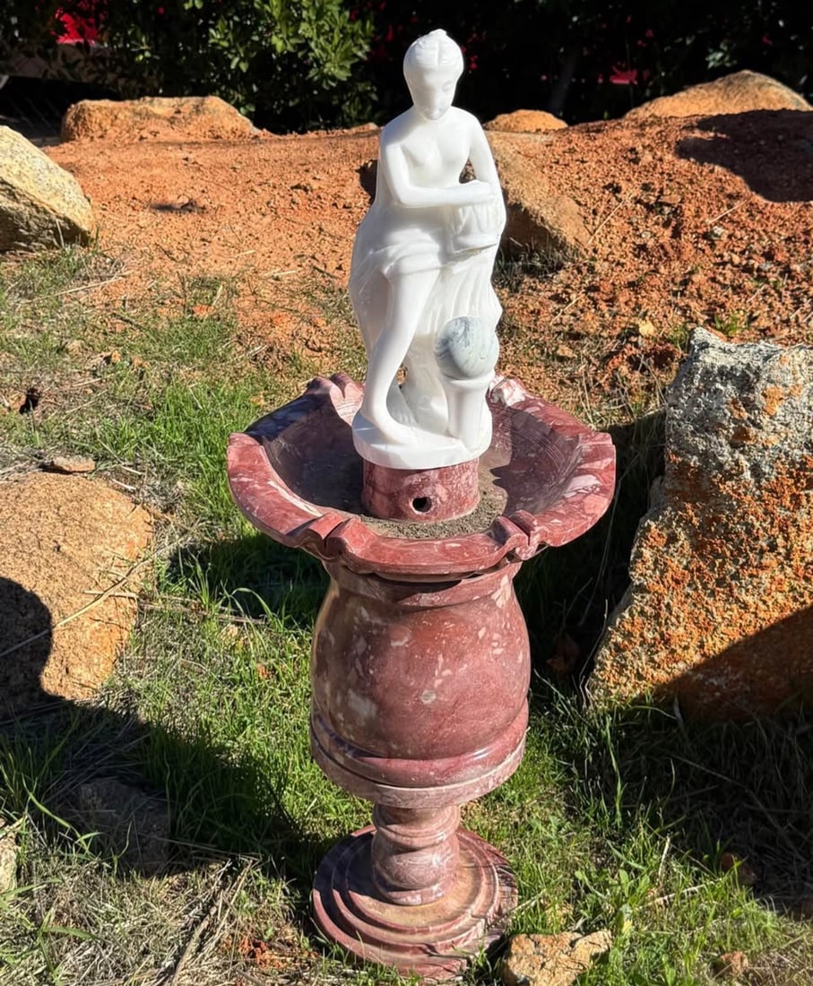 Marble Fountain Sculpture (1 of 1)