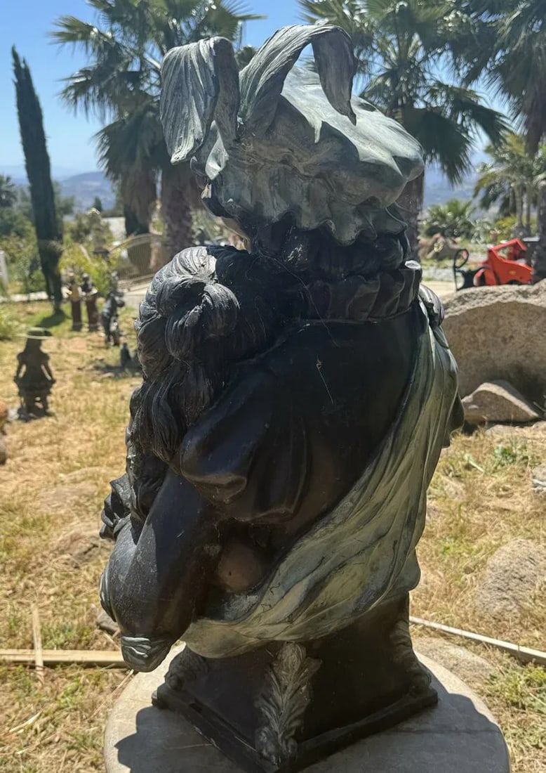 Romantic Couple Bronze Sculpture - 3