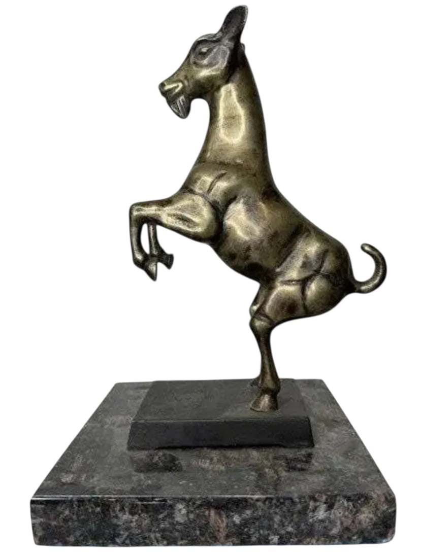 Bronze Goat Sculpture - 2