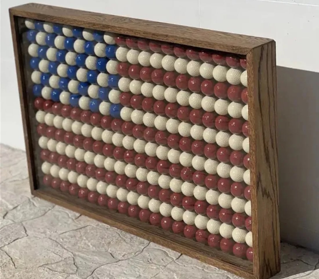 Handmace Golf Balls American Flag - 2