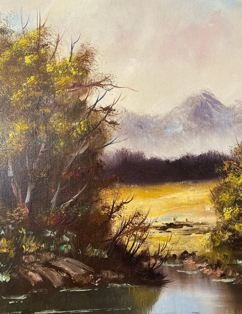 Landscape Oil Painting on Canvas - Signed - 4