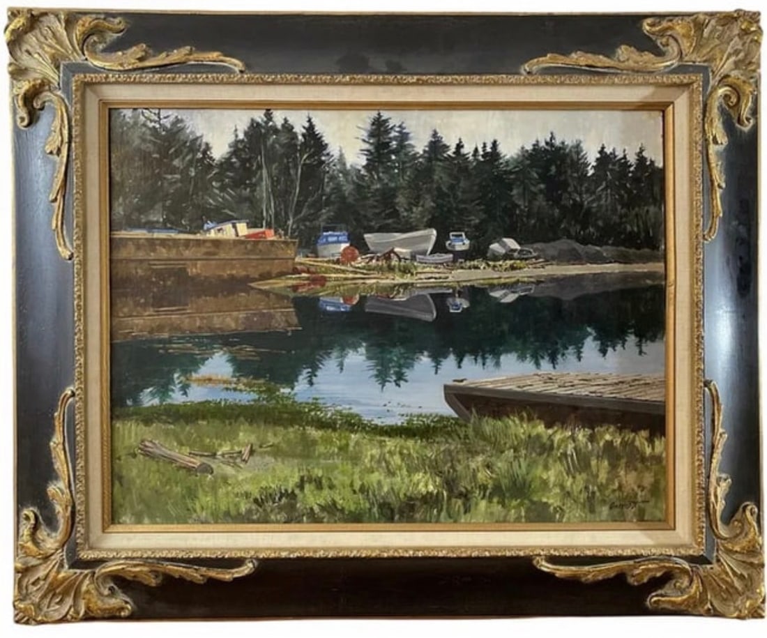 Landscape Oil Paintjng by Garriot (1 of 1)